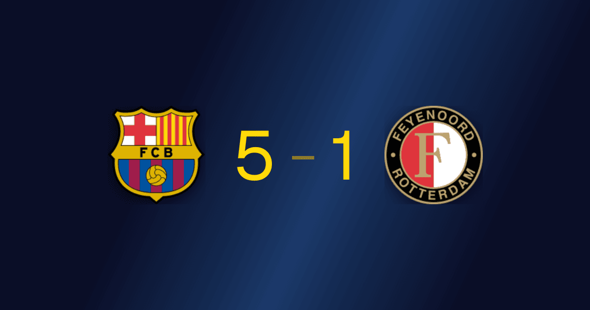 Barcelona 5-1 Feyenoord: Raphinha Brace and Two Summer Signings Score in Rout
